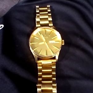 Nixon gold watch